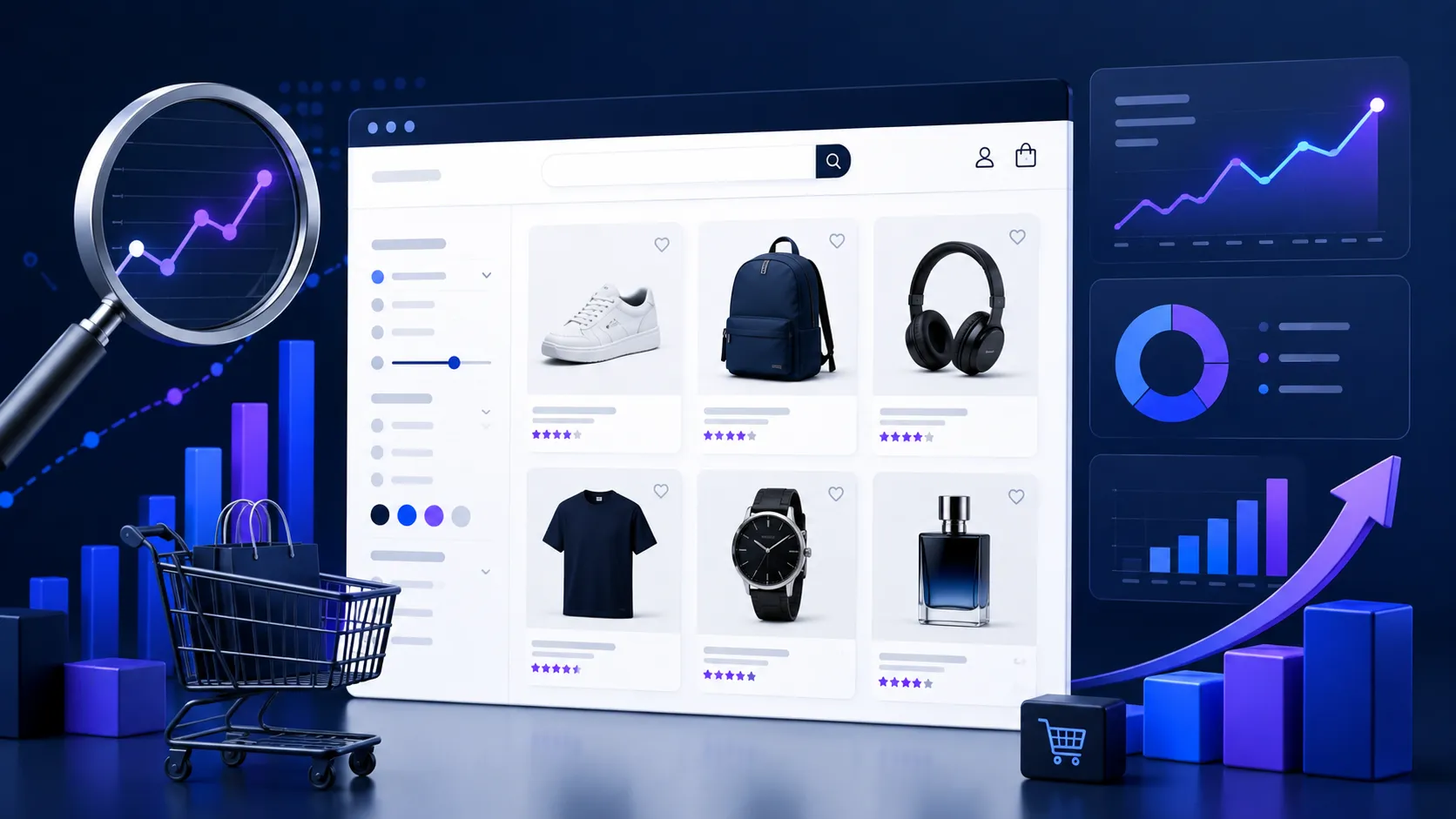 Ecommerce website and organic search visibility